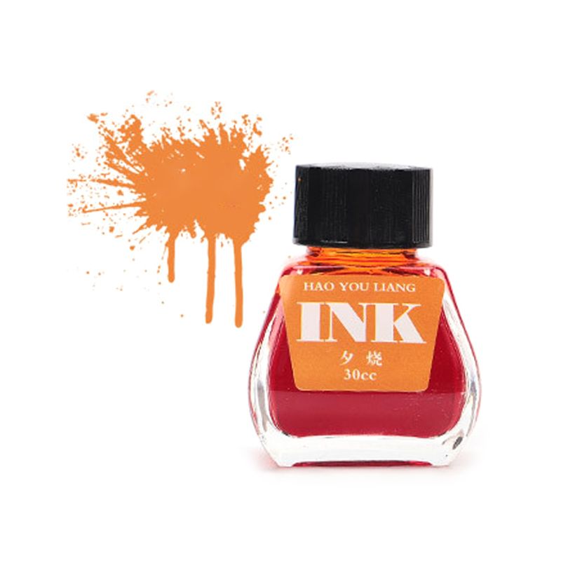30ml 16 couleurs verre lisse écriture stylo plume encre costume pour recharge école étudiant papeterie fournitures de bureau: 11