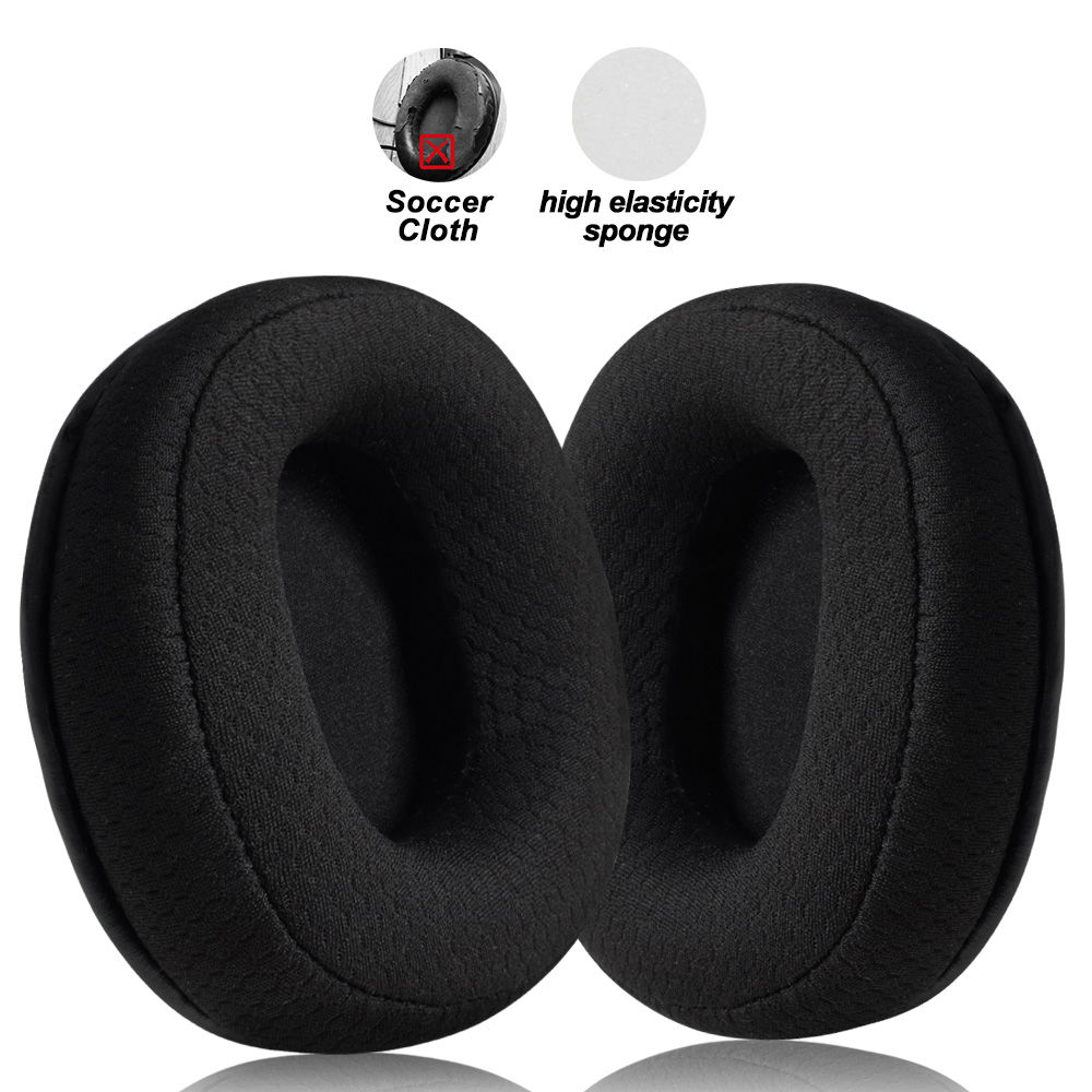 Almohadillas para auriculares OneOdio A70 A71, almohadillas de repuesto para auriculares, orejeras, tela de malla suave, cubiertas para memoria, proteína de esponja: Azul cielo