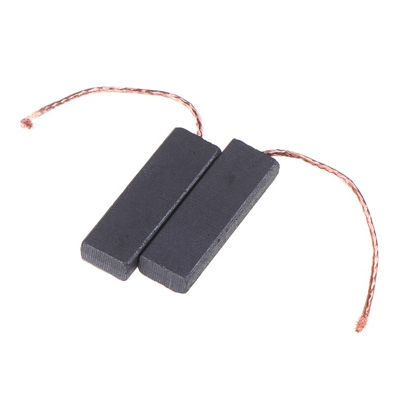 2 stk god sort kulbørste motor 5*13.5*40mm med 70mm længde ledning til vaskemaskine