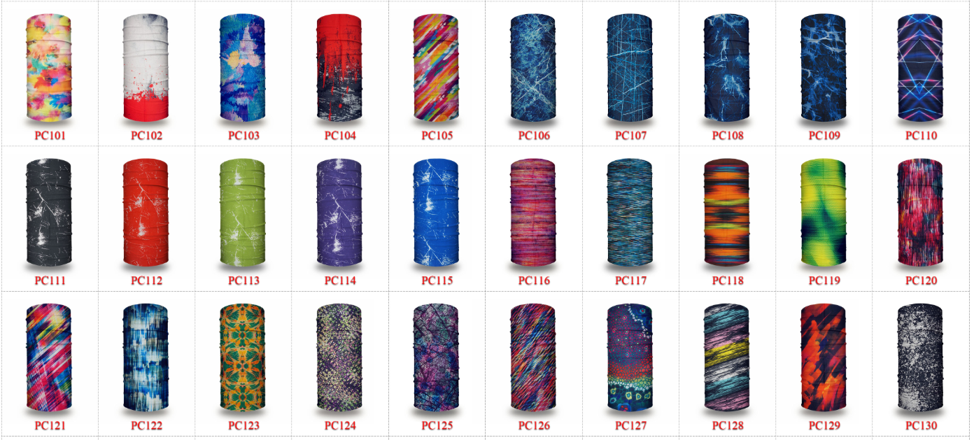 Kleurrijke Bedrukte Haarband Bandana Hoofd Voor Vrouwen Nek Gaiter Tube Sjaal Voor Mannen Fietsen Wandelen Hardloopsport Face Bandana 'S