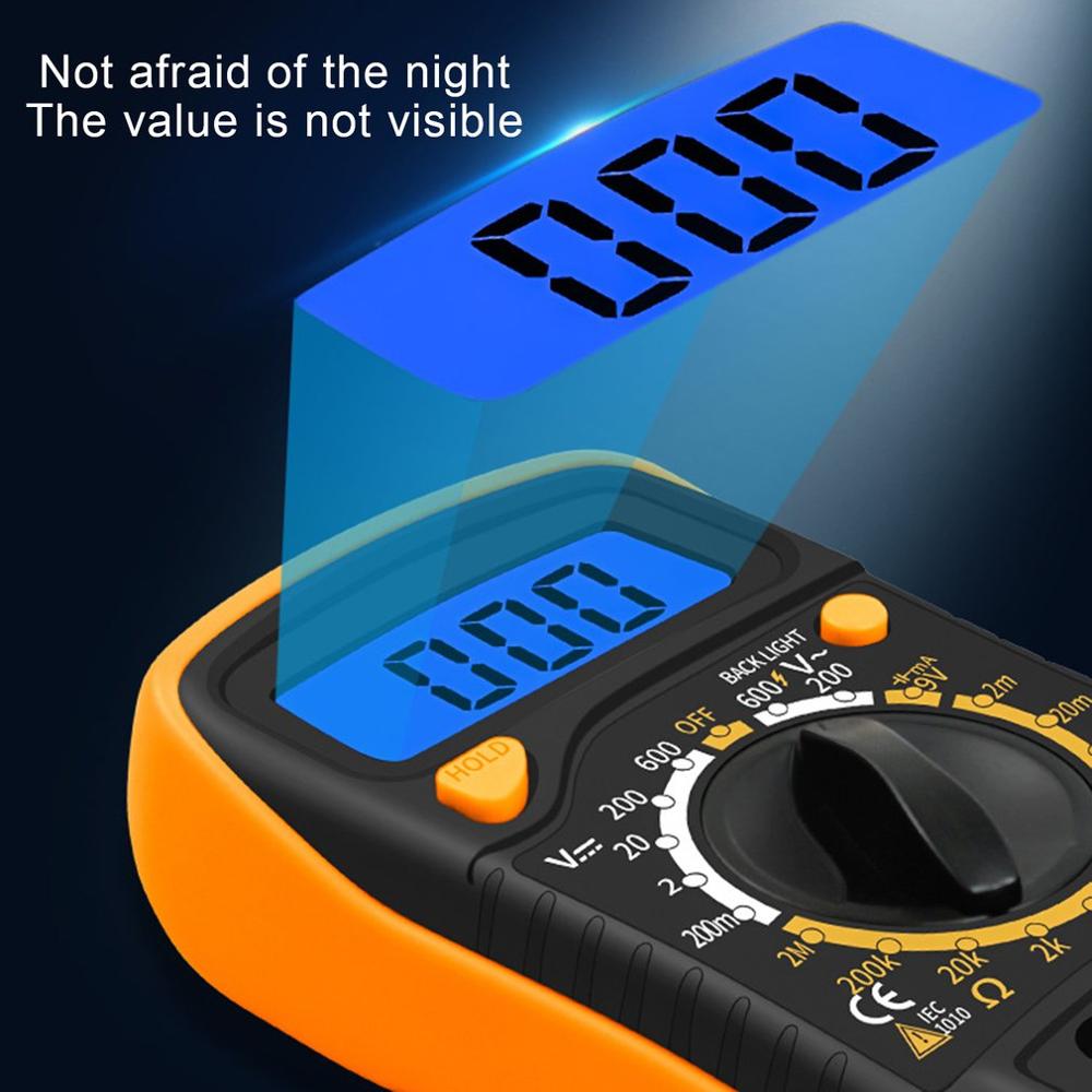 Portable High-precision Digital Display Universal Multi-function Meter With Backlight Electrician Multi-function Meter