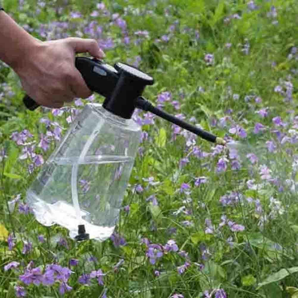 2L jardin pulvérisateur électrique 360 réglable électrique automatique pression eau pulvérisateur bouteille jardinage arrosoir Pot d'eau