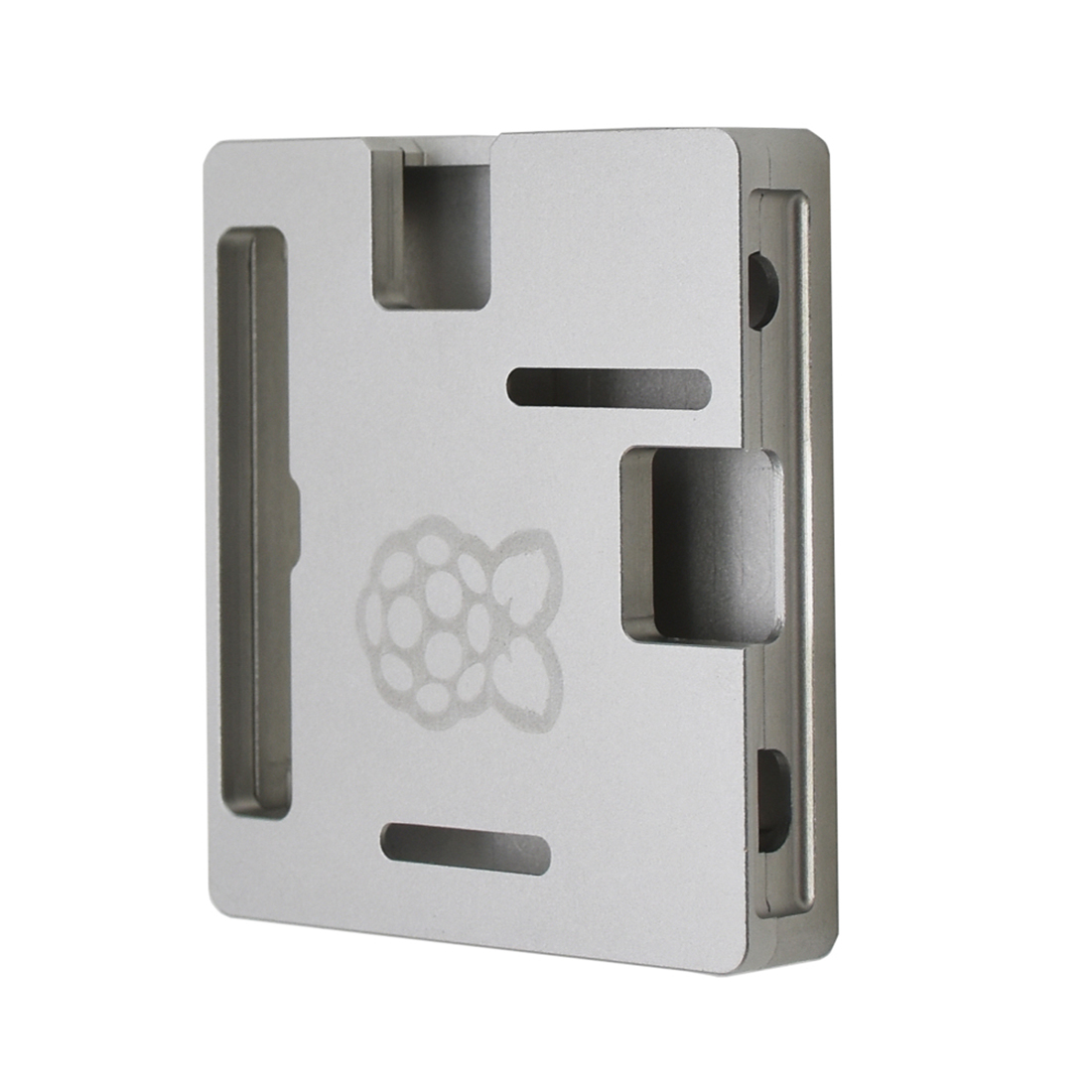 Raspberry Pi 3 Model EEN + Case CNC Aluminium Case Ultra-Dunne Metalen Omhulsel Voor RPI 3 Model EEN plus Zwart Behuizing -Zilver Zwart