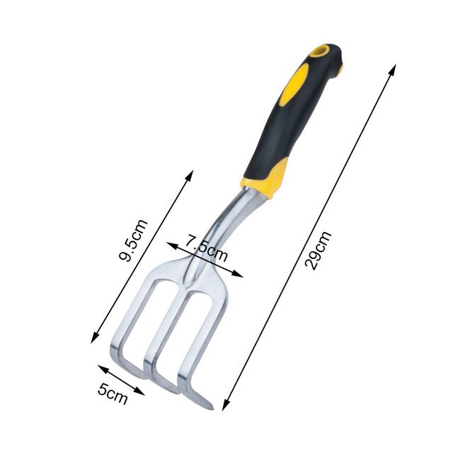 Manual Gardening Tool Set Hand Rake Shovel With Scale Transplant Dig Weeder Cultivator Trowel Non-Slip Ergonomic Handle Tools: E