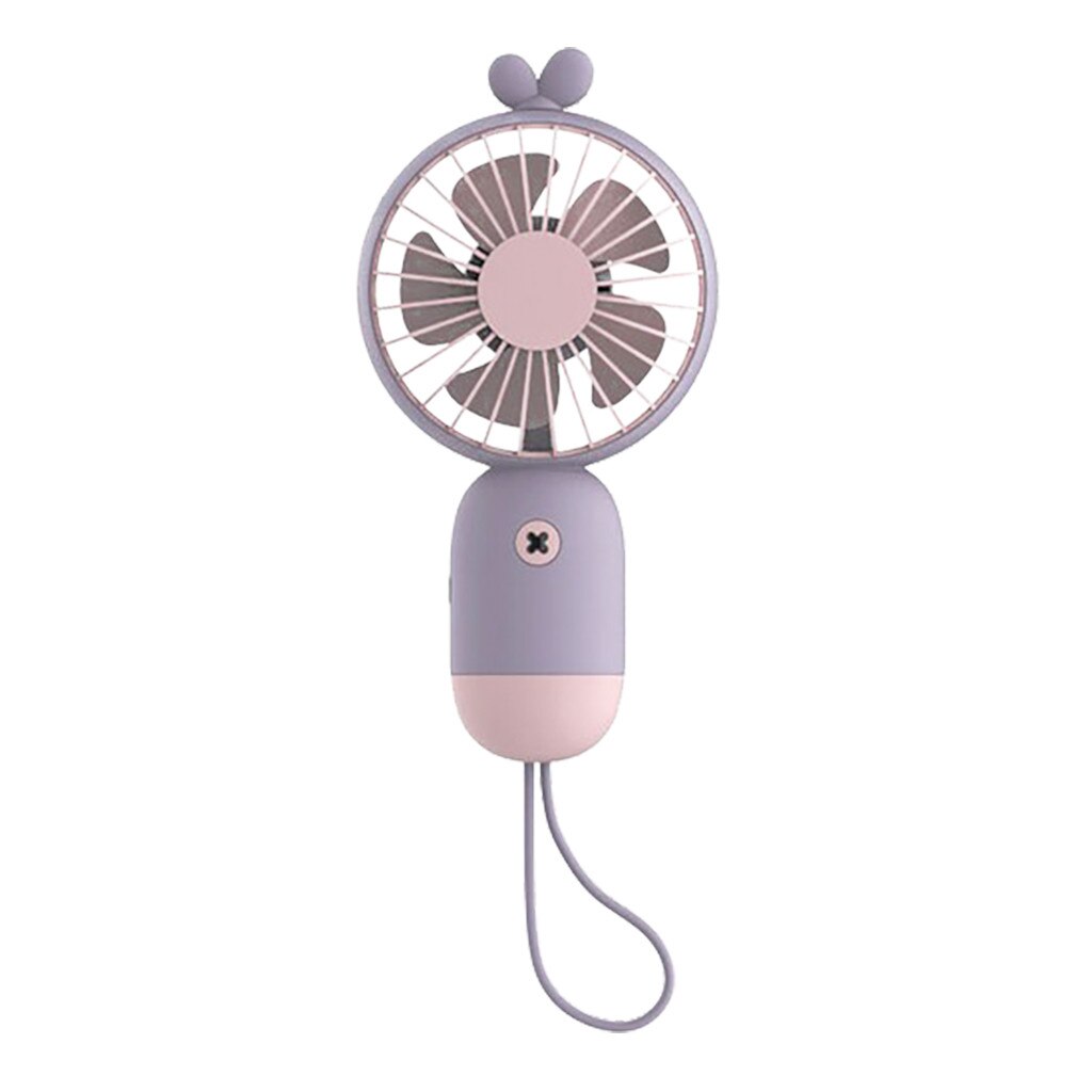 Draagbare Vouwen Kleine Ventilator Opladen Draagbare Usb Opladen Handheld Elektrische Ventilator Schattige Handheld Fan Kantoor Slaapzaal Mini Fans # G30: Paars