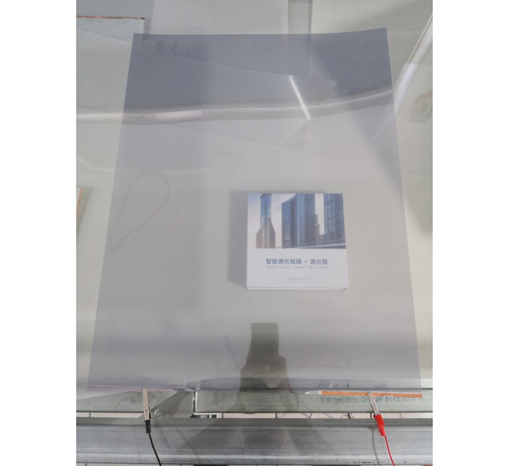 210*297mm Grey Smart PDLC Film Grijs tot Ondoorzichtig Sample Schakelbare Slimme Tint Verven Vinyl voor de Home kantoor