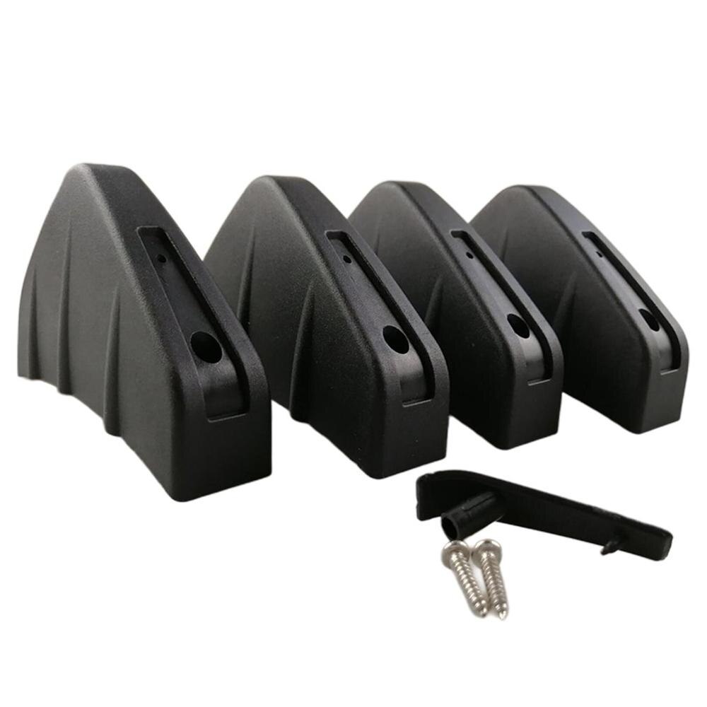 Universal Car Modified Rear Spoiler Mini Rear Lip With Deflector For Bumper Chassis Decoration Durable PP Screw Fixed