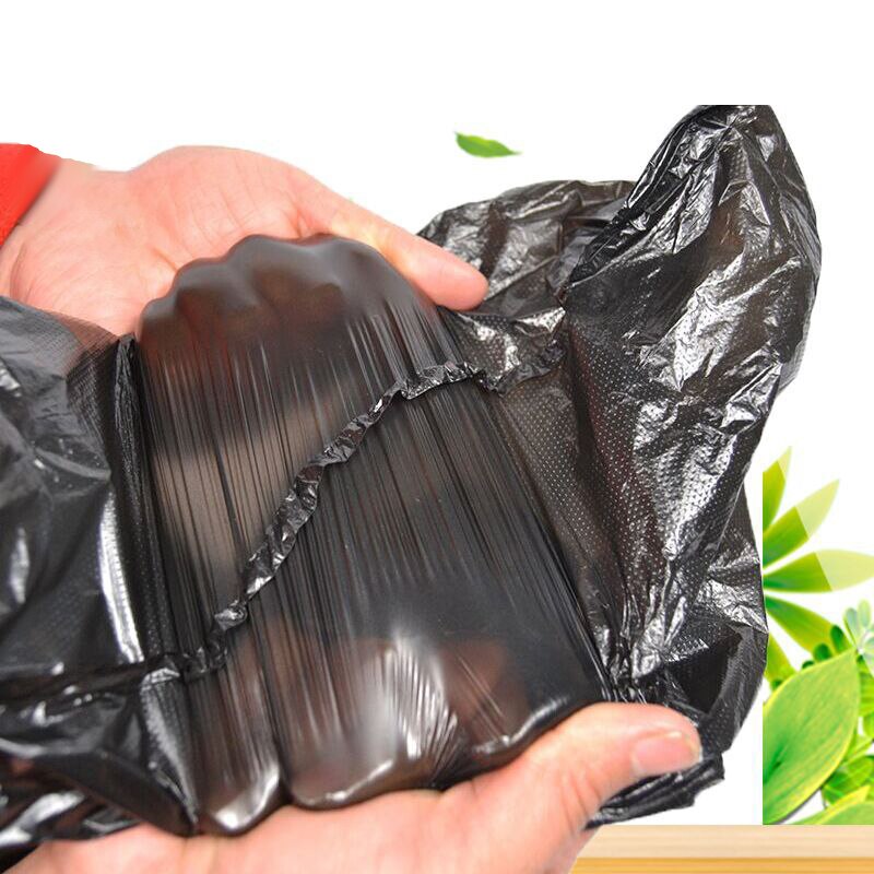 50/100 Uds bolsas de basura grandes negras gruesas bolsas de basura desechables de plástico de privacidad 80x100CM #9
