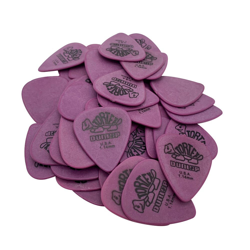 50 pièces médiator basse Dunlop Tortex pour guitare électrique acoustique épaisseur. 50 .60 .73 .88 1.0 1.14mm: 50PCS 1.14 mm