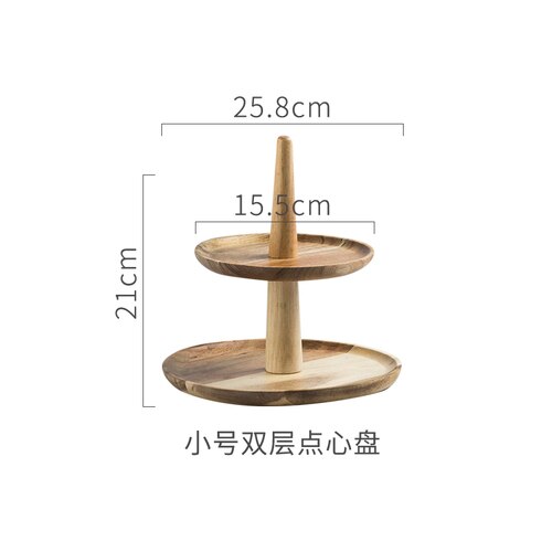 Wooden Cake Stand Dessert Tray Display Stand Party Party Pastry Cake Tools Kitchen Storage Utensils Table Decoration: P