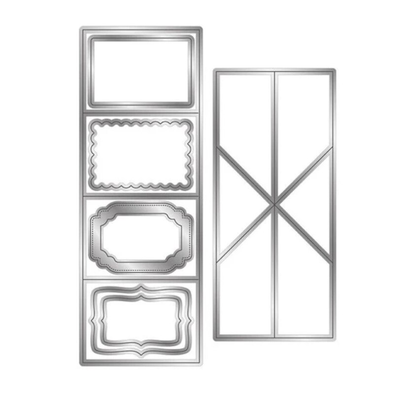 Pop Up Card Cutting Dies Set Twist & Pop Metal Cutting Die For DIY Scrapbooking Card Making Template