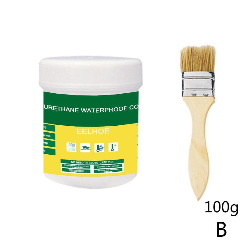 Transparent waterproof glue plus brushes for exterior wall bathroom toilet floor tiles waterproof material: B