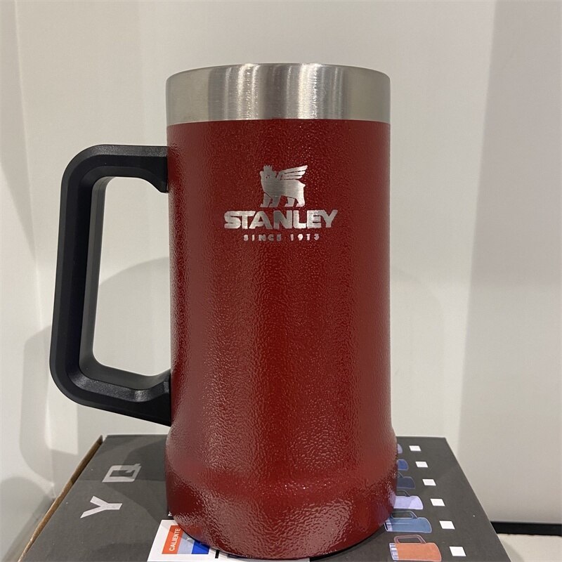 709ML uchwyt oryginalny kubek Stanley kubek termiczny kubki do piwa stal nierdzewna Stanley butelka na wodę termos próżniowy kubek z izolacją: Wine Mug