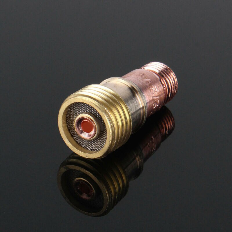 10Pcs Temperature Resistant Insulator O-rings Glass Cup Collets Body Stubby Gas Lenses For WP-17/18/26 639901