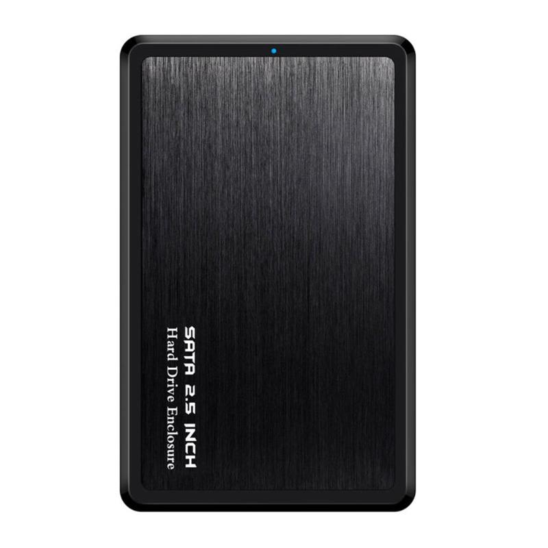 VKTECH 2.5 inch 5Gbps HDD Case USB 3.0 to SATA Adapter External Hard Drive Enclosure For SSD Disk Case Mobile Enclosure Box: Black