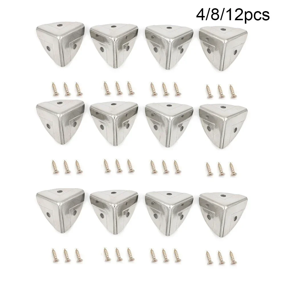 4/8/12pc Metall Box Eckenschutz Holz Box Coner Protector Möbel Hardware Protector Dekorative Retro Eisen Eckenschutz