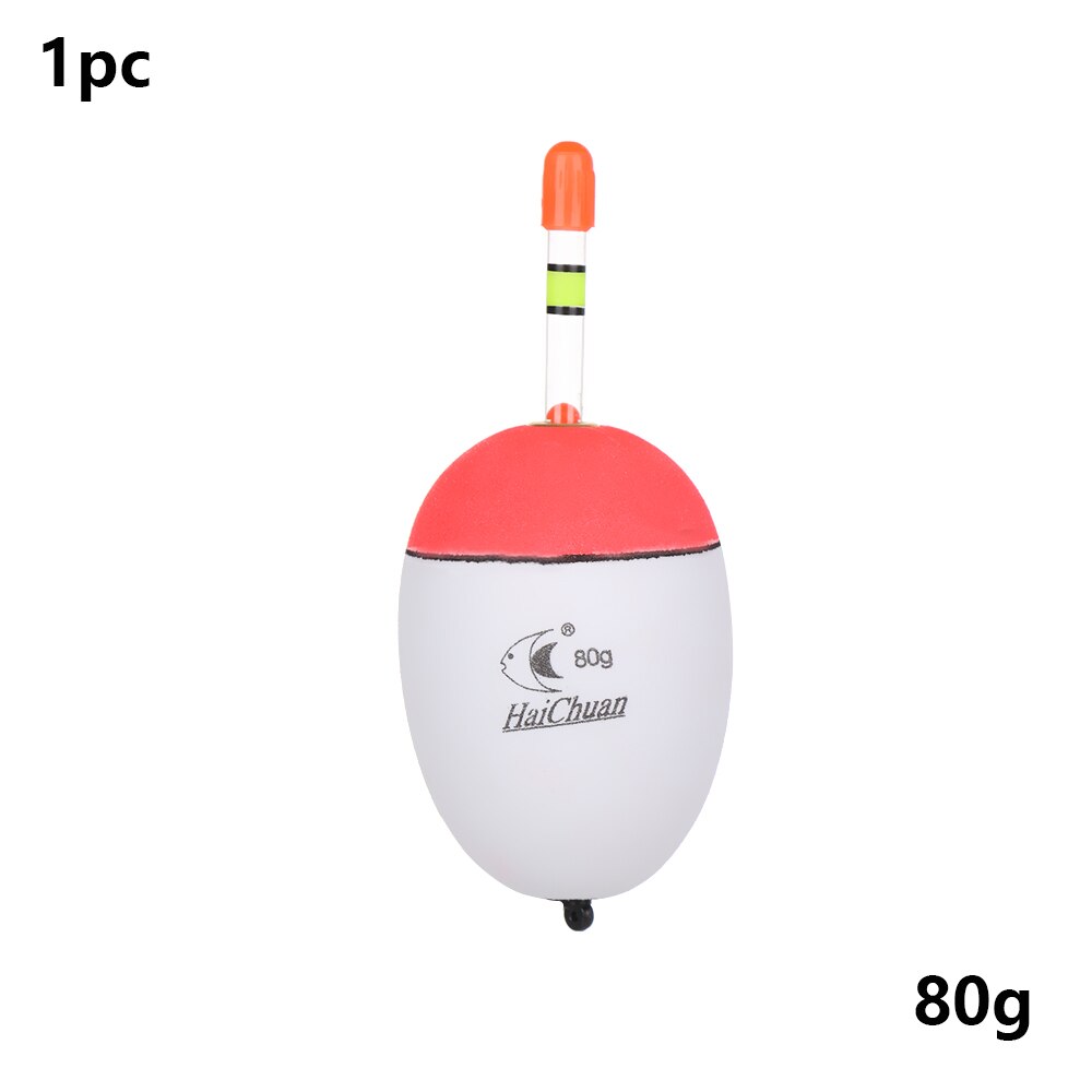 10-100g fiskeri nat float eva lysende float fisk agn til havfiskeri karpe fiskegrej tilbehør plast bobber: 80g