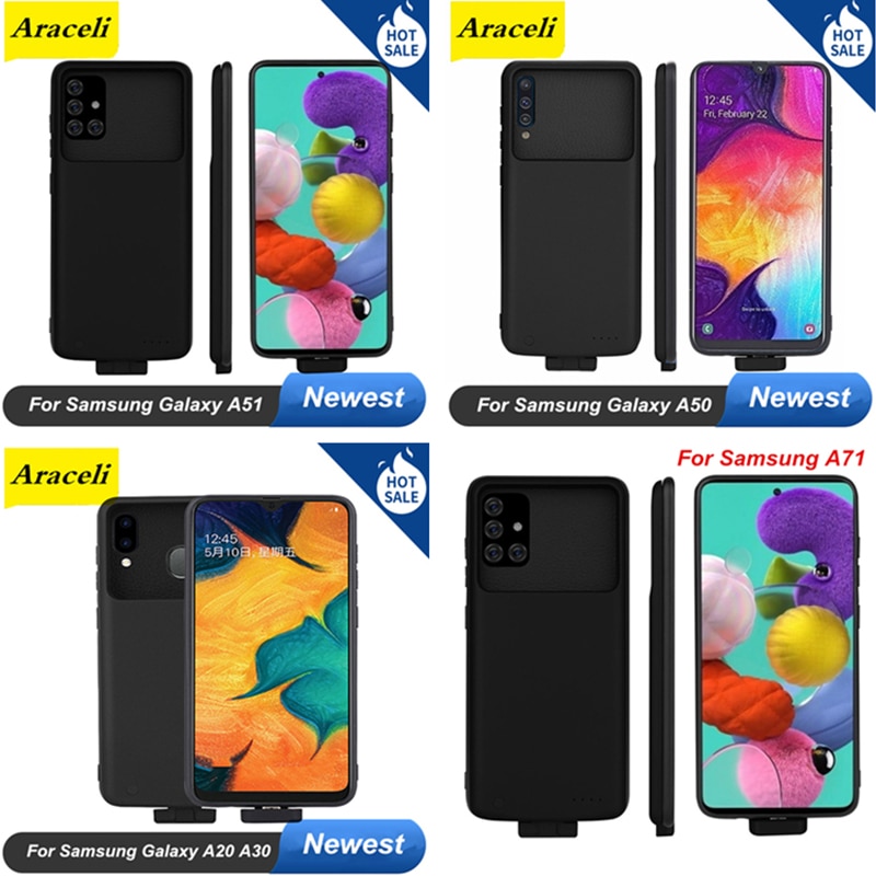 10000 Mah dla Samsung Galaxy A21S M31 S20 FE A51 A51 5G A71 A71 5G A31 S20 S20 Plus S20 Ultra A20 A30 A50 pojemnik na baterie ładowarka