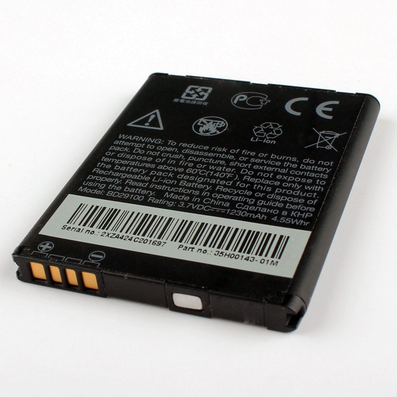 Original BD29100 Battery For HTC G13 A310e A510c A510e HD3 HD7 T9292 T9295 Wildfire S A510E 1230mAh