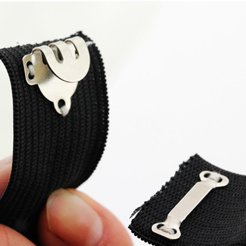 Juego de 50 pares de ganchos para coser corchete y cierres de botones a presión para pantalones