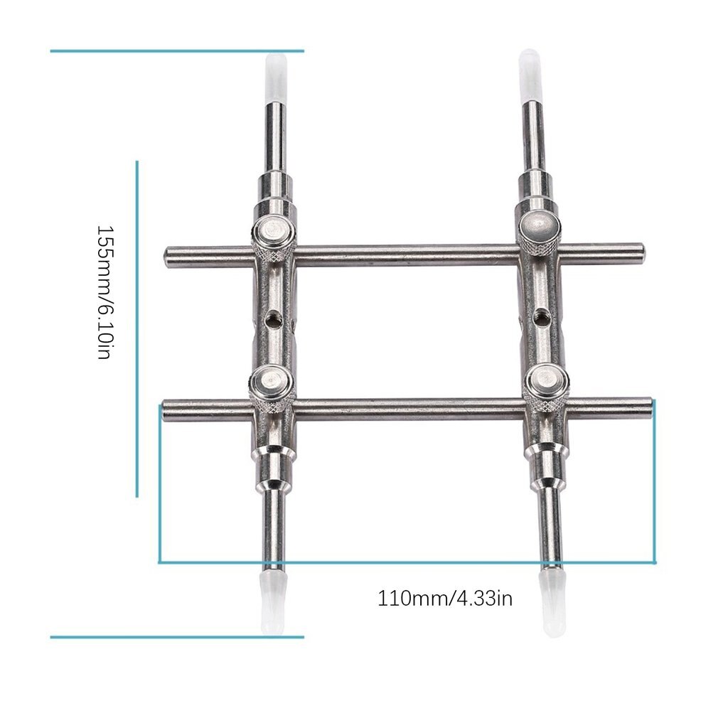 Edelstahl Kamera Objektiv Reparatur Schraubenschlüssel Öffnung Werkzeug einstellen Zerlegen sterben Objektiv Bereich Von 25mm Bis 130mm