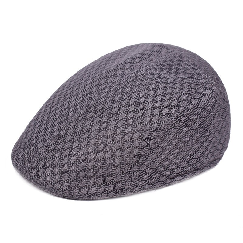 Novedad de , gorras tipo boina de verano informales a la para hombres, gorras con visera de malla, boinas de rejilla, sombreros, gorro transpirable ajustable