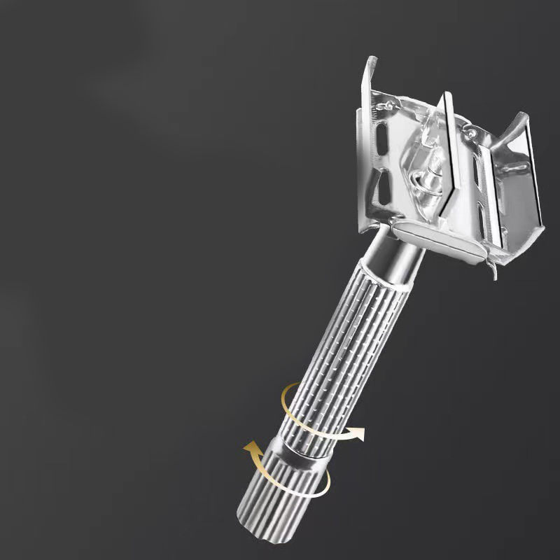 Manual MEN'S Razor Old Fashioned Razor Double Sided Beauty Tool Stainless Steel Razor