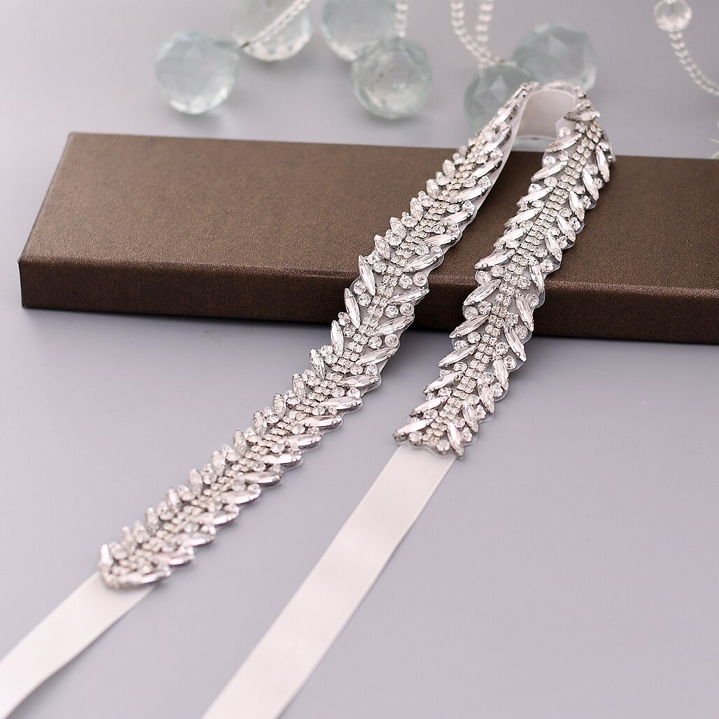 Ceinture de mariée en strass scintillant ZMS465, accessoires de fête d'anniversaire, de bal pour filles, décoration de demoiselle d'honneur