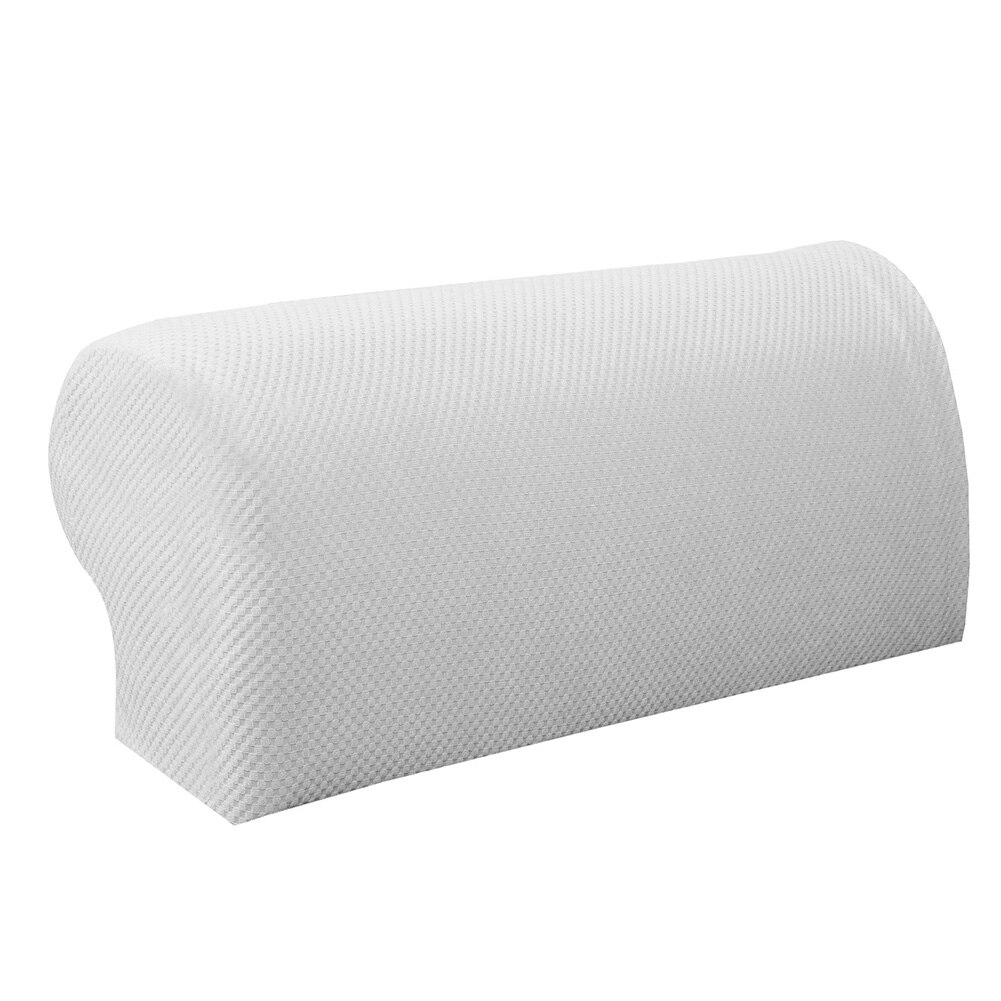 1 par fåtöljskydd soffa soffa fåtöljöverdrag stretch armstödsöverdrag  ac889: Vit