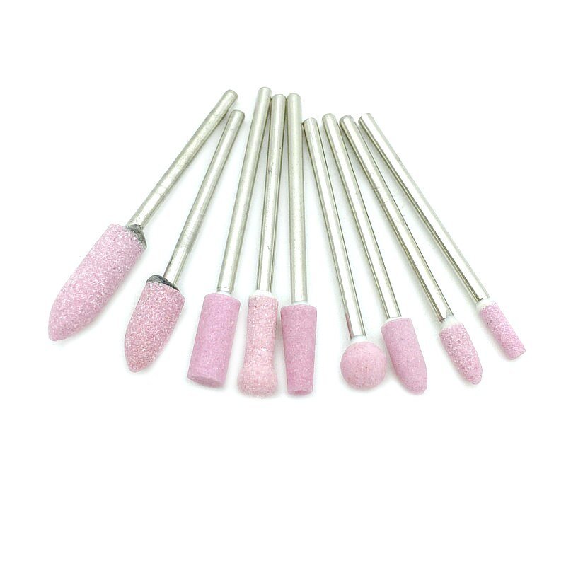 19 Types Dental Polishing Burs Nail Drill Milling Cutter Ceramic Stones Bits Electric Files Manicure Machine Equipment