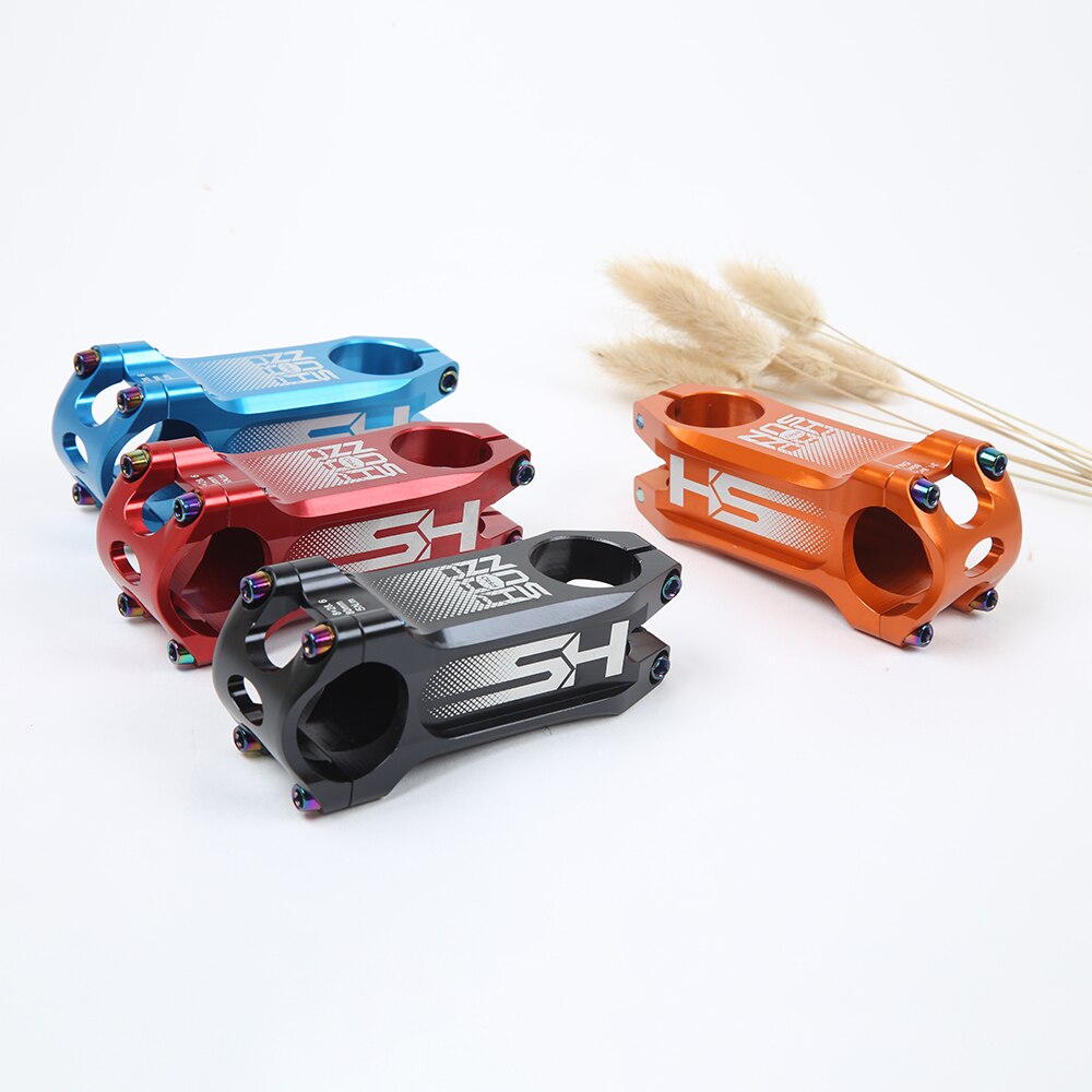 PRO HONSUN 80/100/110mm Rainbow MTB Bike Stem Super Light 31.8*28.6mm Mountain/Road Bike Stem CNC Aluminum Alloy Bicycle Stem