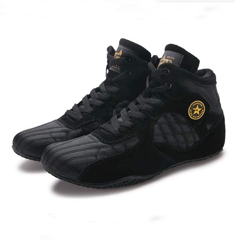 Wrestling Boxing Shoes for Men Boys Breathable Anti Slip Fighting Training Boots Men Sneakers: 10.5