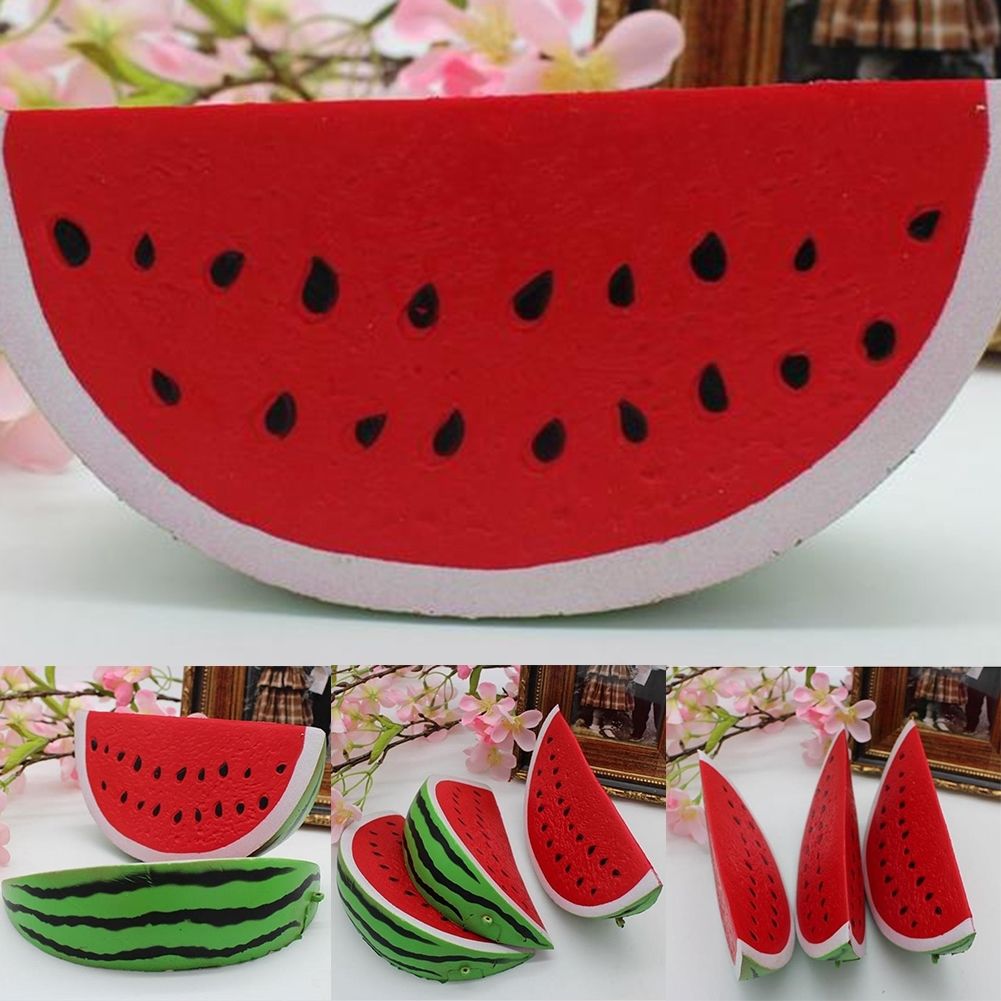 Fruit Leuke Squeeze Squishy Watermeloen Langzaam Stijgende Simulatie Stress Stretch Brood Speelgoed