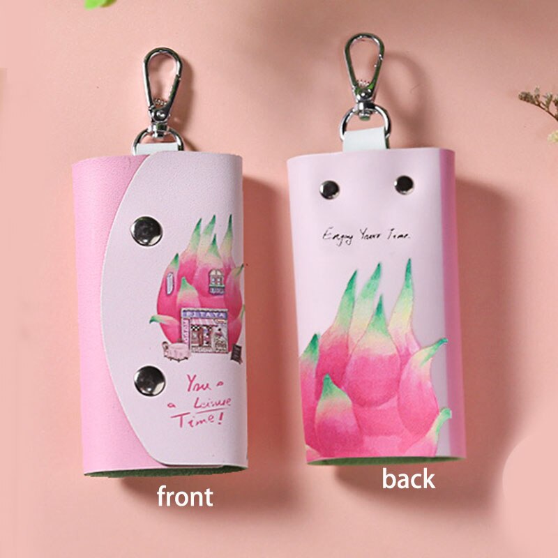 Nouvelle mignon animaux clé sac pour femmes PU cuir porte-clés portefeuilles femmes de ménage voiture porte-clés étui cuir porte-clés pochette: 9