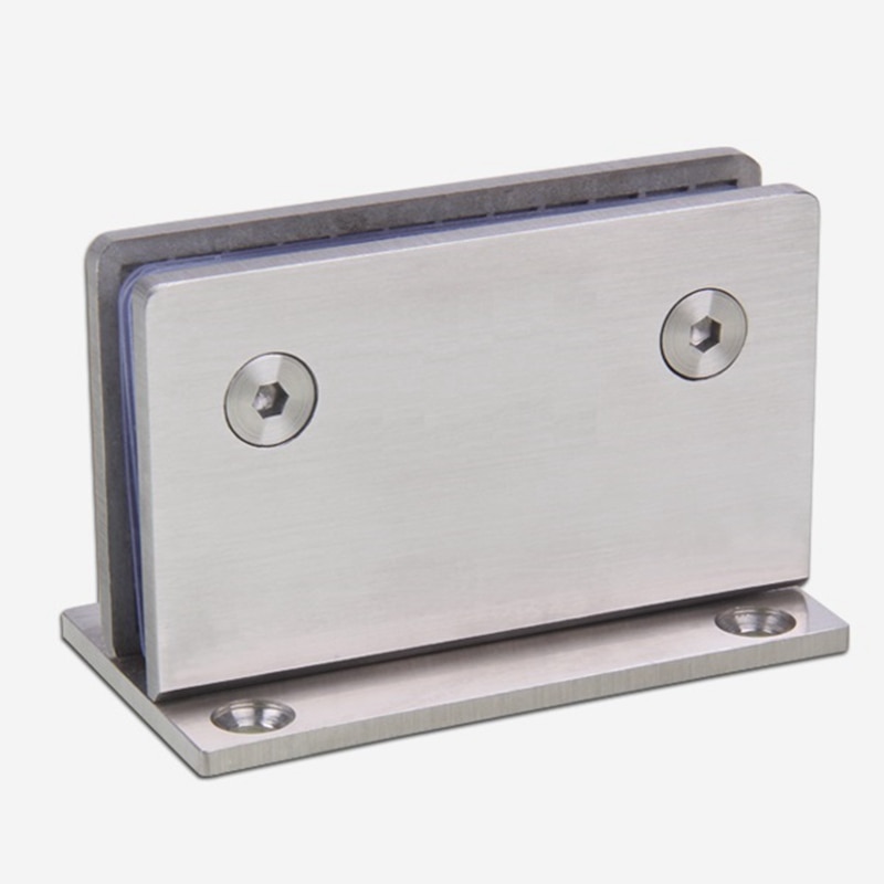 304 Stainless Steel 90 Degree Fixed Glass Clamp Shower Room Glass Door Clip Frameless Door Fittings Bathroom Door Fastener