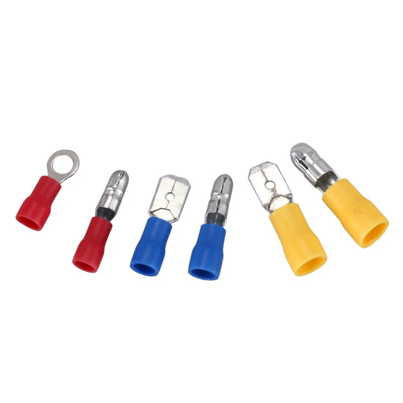 1000Pcs Assorted Car Electrical Wire Terminals Insulated Crimp Connectors Box Kit