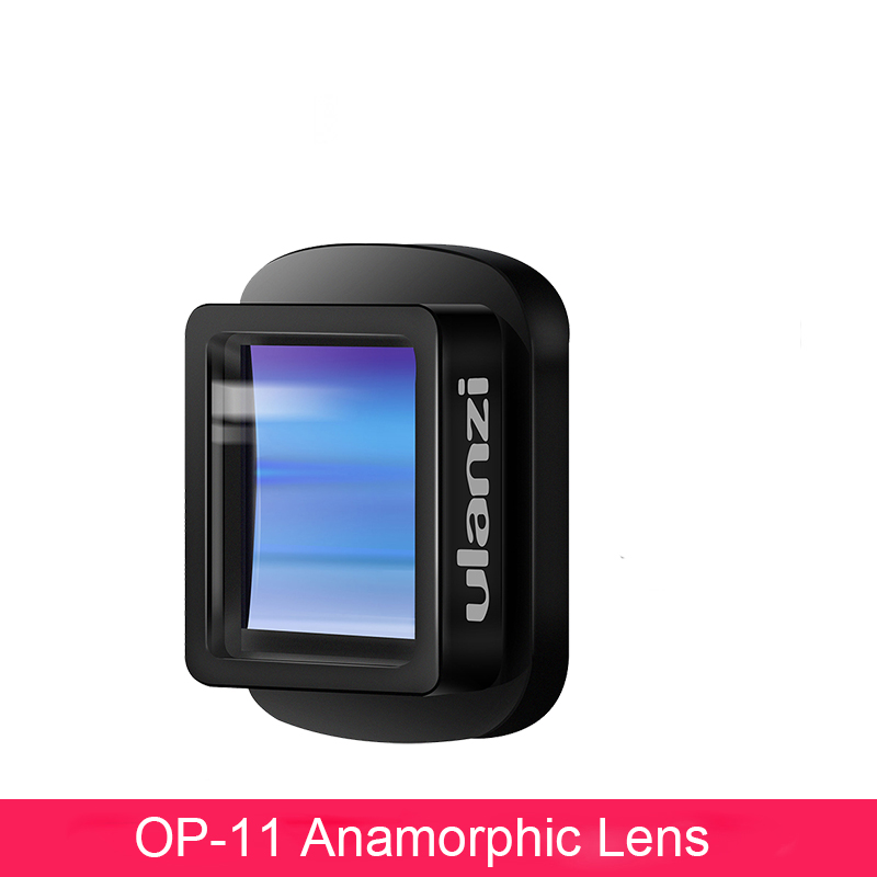 Ulanzi Magnetic 4K HD Large Wide-Angle Lens 1.33X Anamorphic Lens for DJI Osmo Pocket,Osmo Pocket Accessories OP-1 OP-5 OP-11: Anamorphic Lens