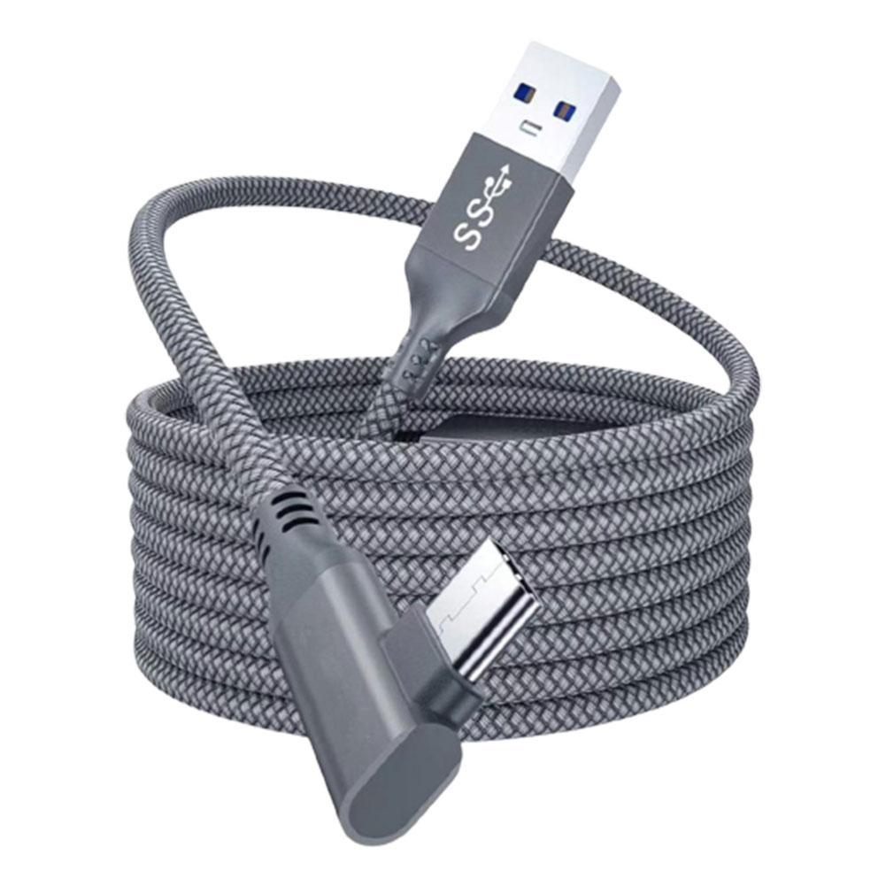 5m ladekabel und datenkabel für oculus quest / quest 2 vr headset, usb 3.0 typ-c datenübertragung, typ-c auf usb-a kabel, vr-zugang: Default Title