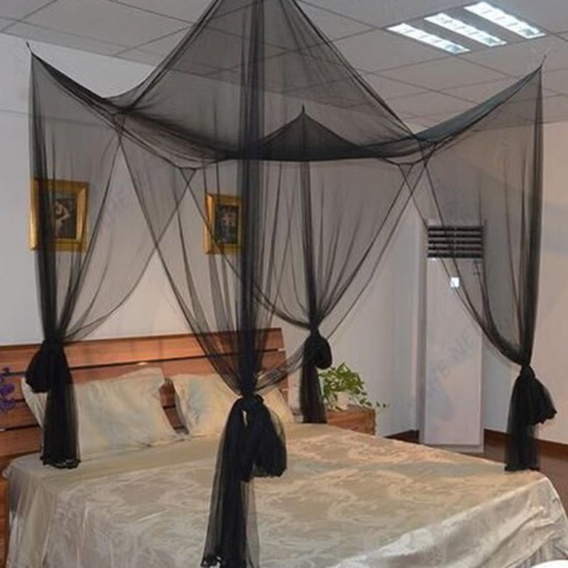 Simple square mosquito net with doors open on all sides Summer anti-mosquito breathable lady sleeping mosquito net: UB0785B