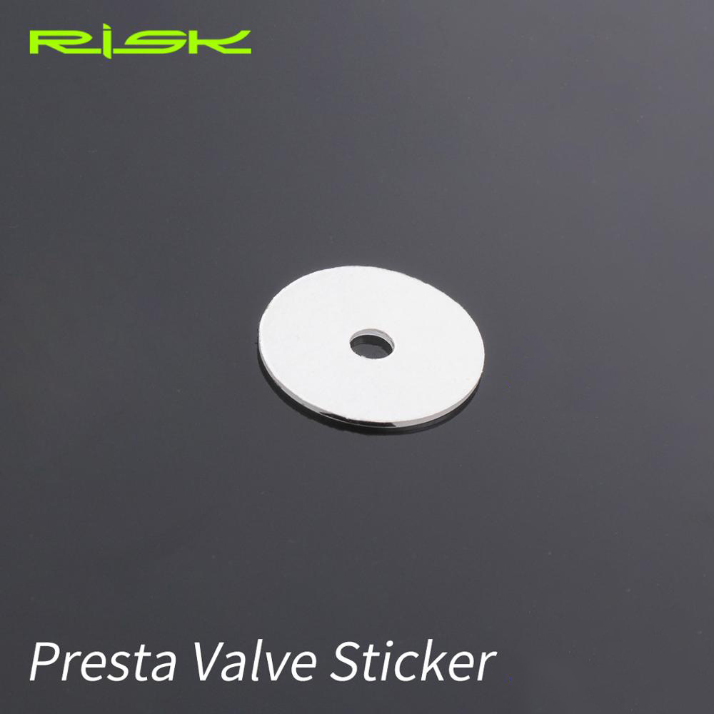 10 stks RISICO Fiets Ventiel Velg Sticker voor MTB Racefiets Presta Ventiel Sticker Koolstofvezel Velg Bescherming Pad Fietsen accessoires