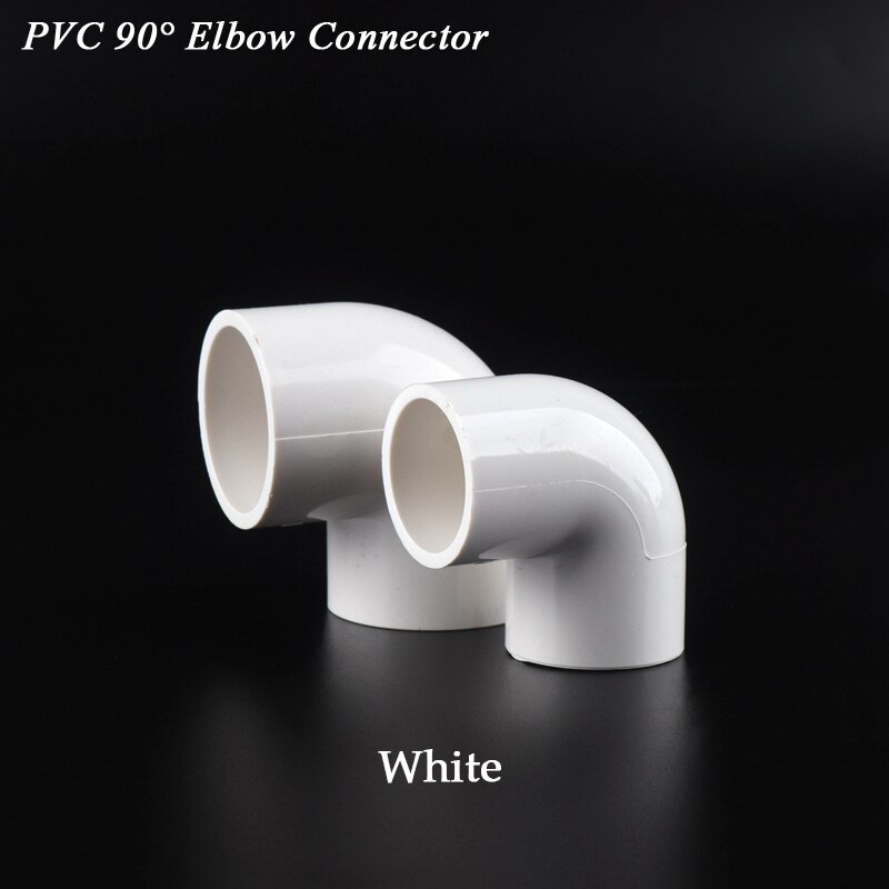 10Pcs 20 25 32 40mm PVC Connector 90Degree Water Supply Pipe Elbow H Plastic Joint Garden Irrigation Water Pipe Fittings: 20mm / White