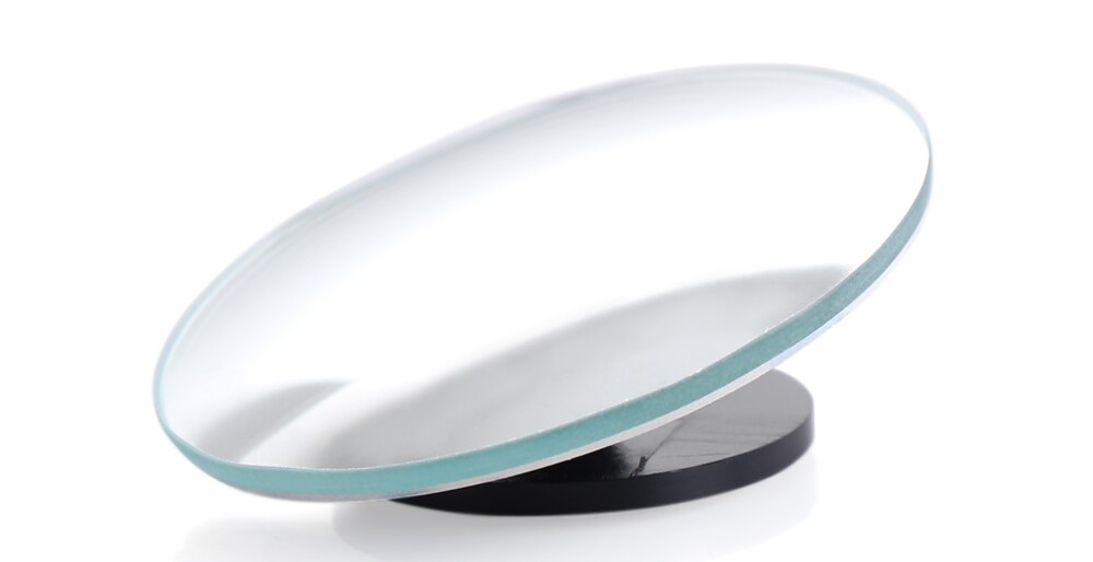 Miroir d'Angle Mort HD, 360 Degrés, Rétroviseur de Voiture, Convexe et Réglable, pour Voiture, Grand Angle, de Stationnement, Sans Bords