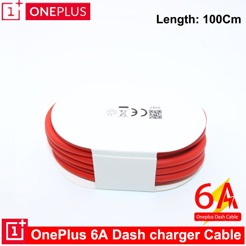 Caricatore di ordito OnePlus 7T 5V6A ordito originale ricarica rapida EU 、 caricatore usa per OnePlus 8 8pro 8T 7T Pro 7 6T 6 cavo di ordito OnePlus 6A: Only Cable 1.0M