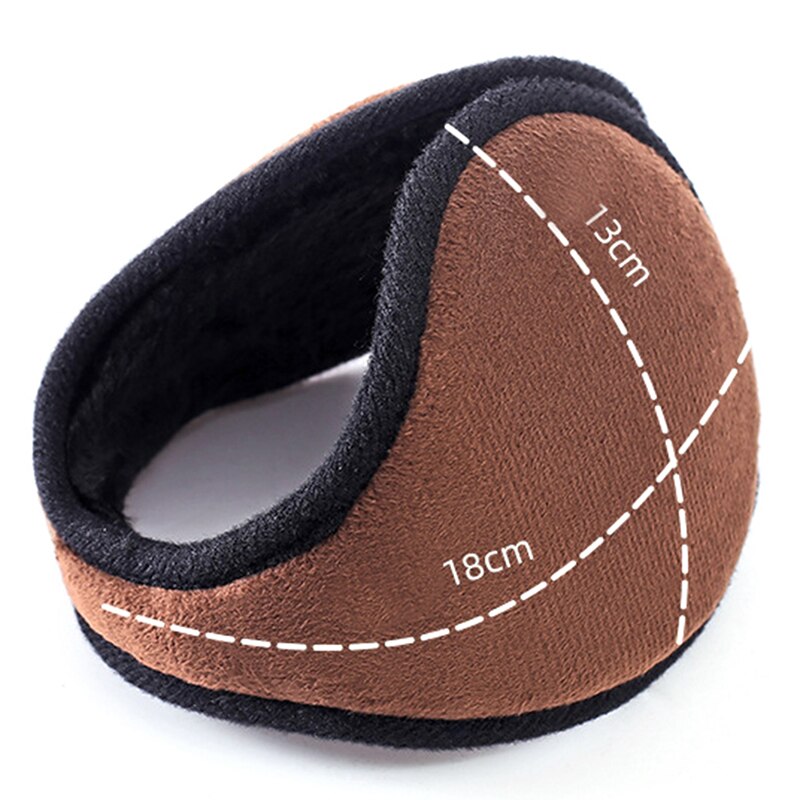 Pluszowe plecy w stylu mody nauszniki męskie nauszniki męskie nauszniki na co dzień utrzymuj ciepło zimowa pokrywa ochronna robić użytku na zewnątrz osłona uszu