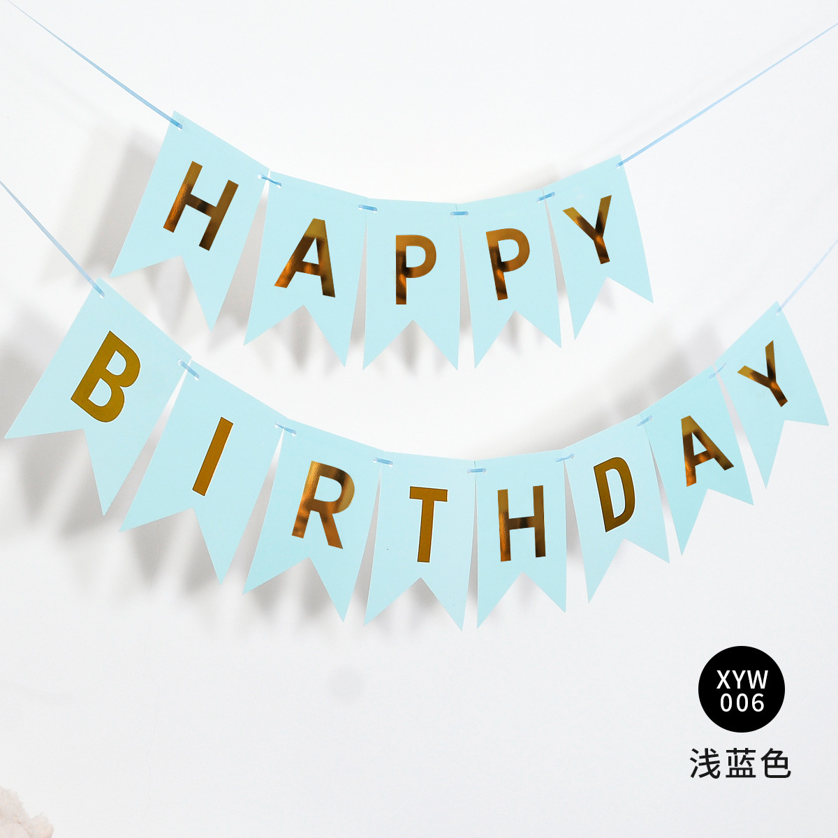 Decoración de feliz cumpleaños, banderines para de cumpleaños, guirnalda, suministros para Baby Shower, decoración de pancarta de papel, feliz cumpleaños: Plata