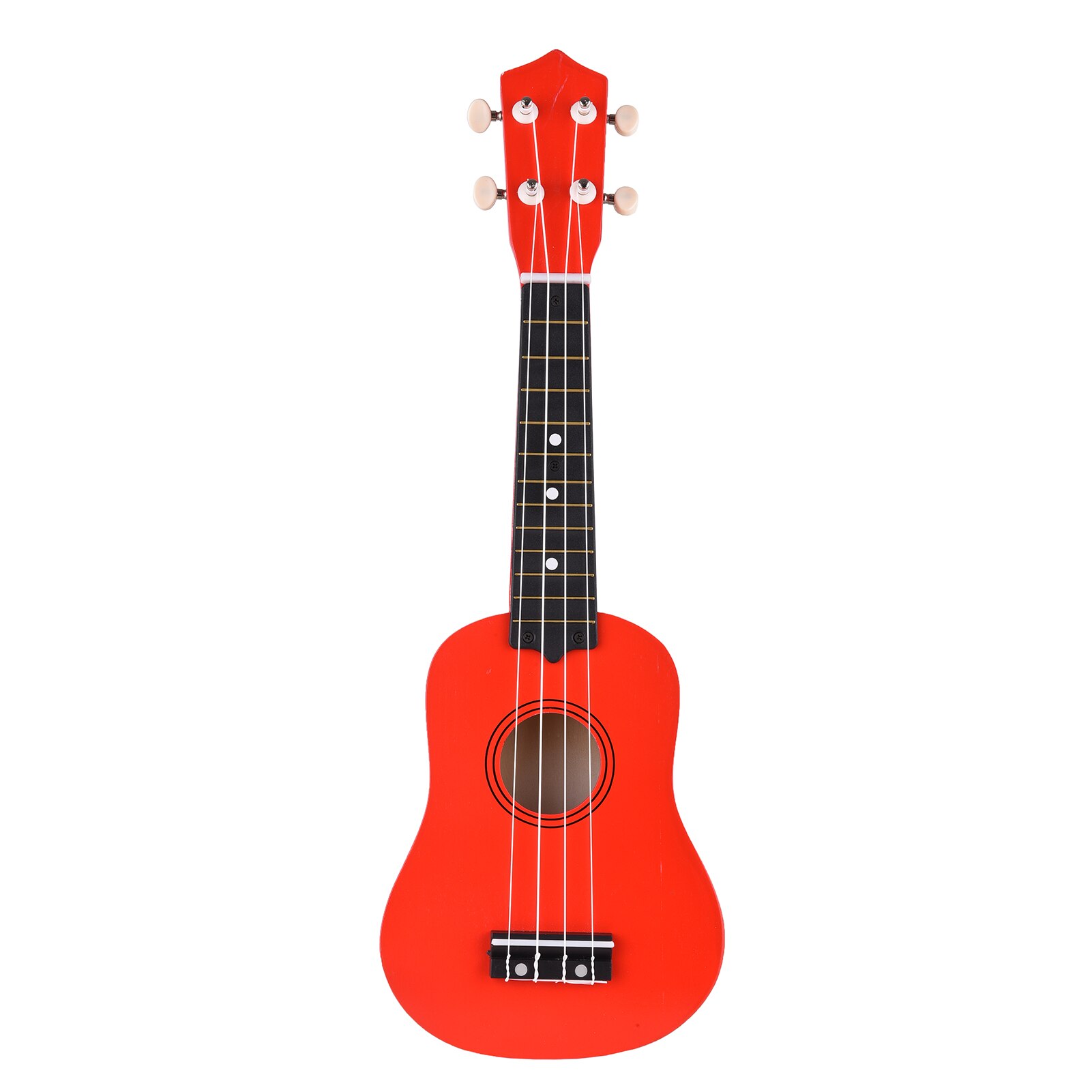 Muslady-ukelele de 4 cuerdas de 21 pulgadas, instrumento Musical de madera, bajo, pequeño, para niños, color Beige