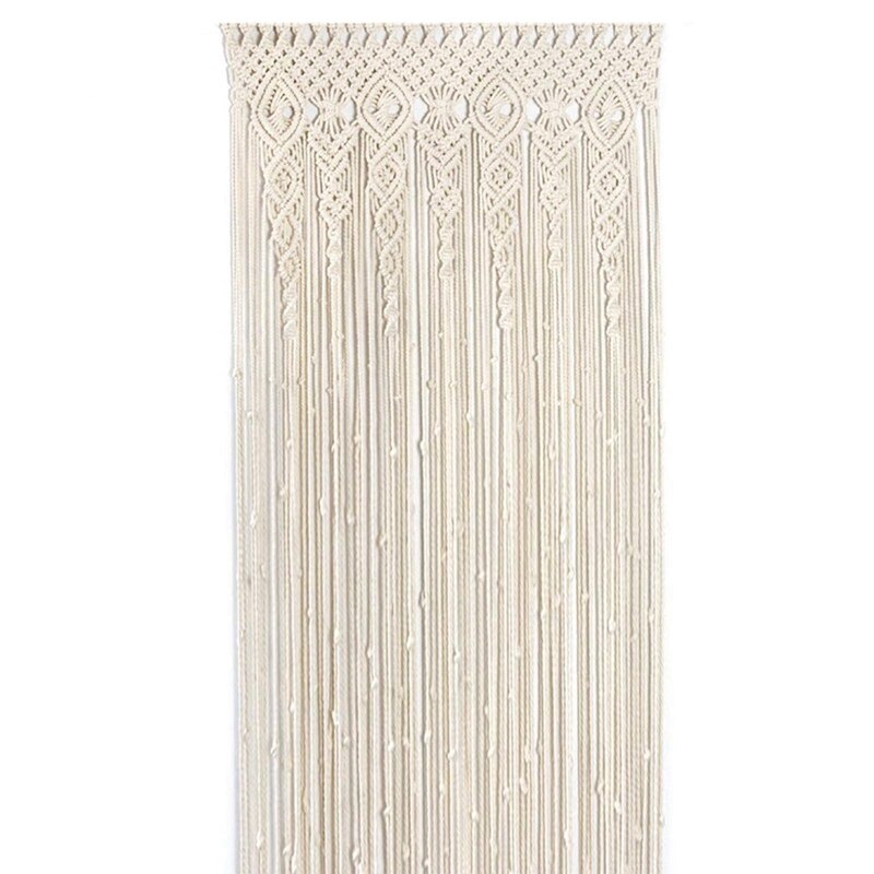 Macrame Wall Hanging Woven Tapestry Macrame Door Hanging Room Divider Macrame Curtains Wedding Curtain Boho Wall Decor: Default Title