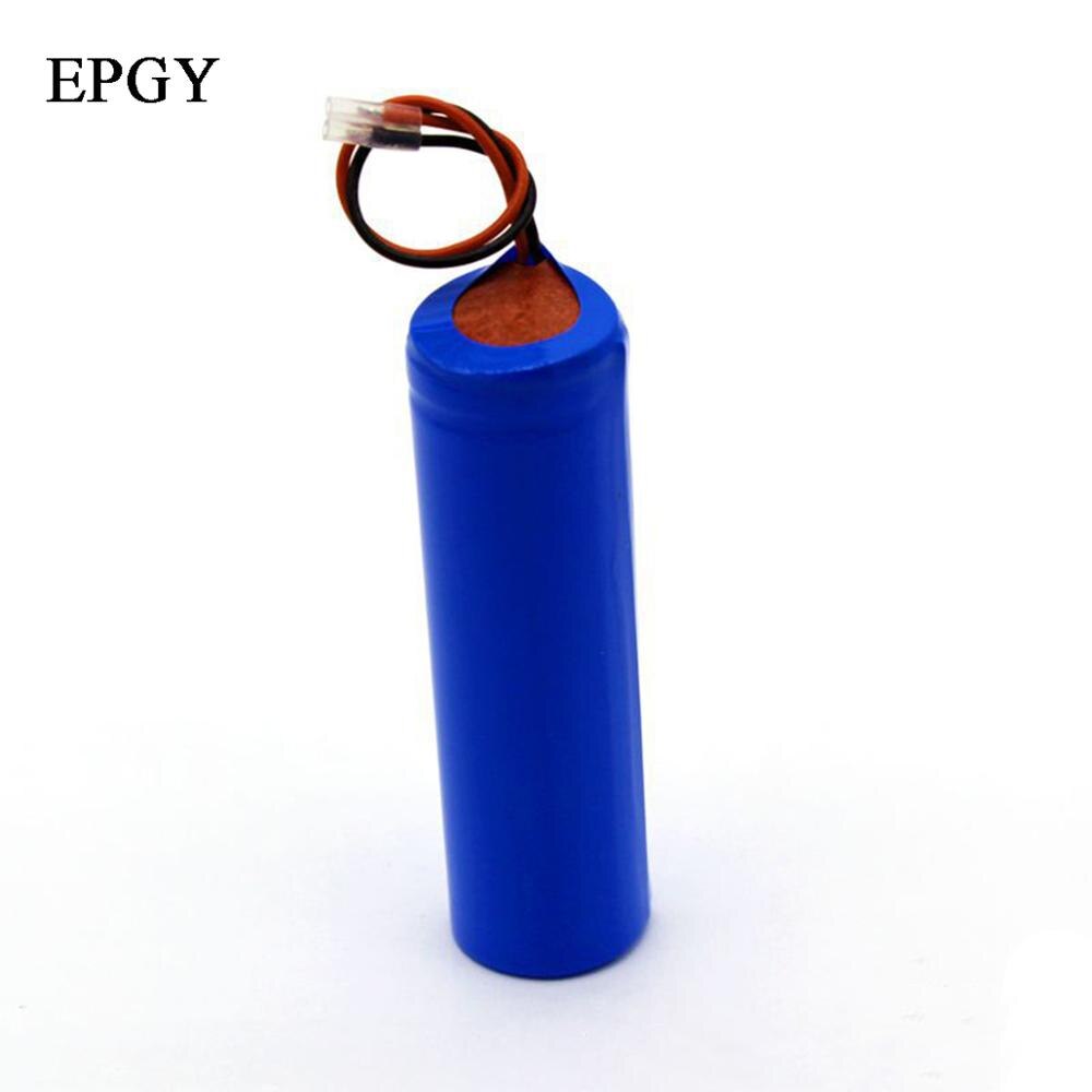 EPGY 18650 Lithium Battery, 100% Original 3.7 v 2600 mah Rechargeable Battery For Flashlight batteries