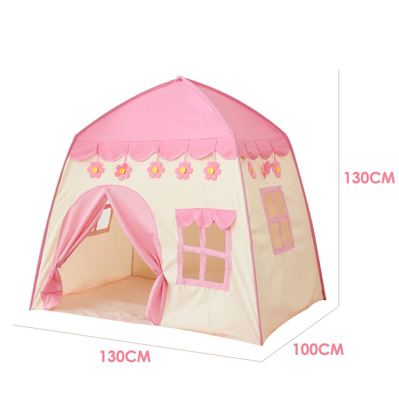 Kids Play Tent Children Indoor Outdoor Princess Castle Folding Cubby Toys Enfant Room House Children's Tent Teepee Playhouse