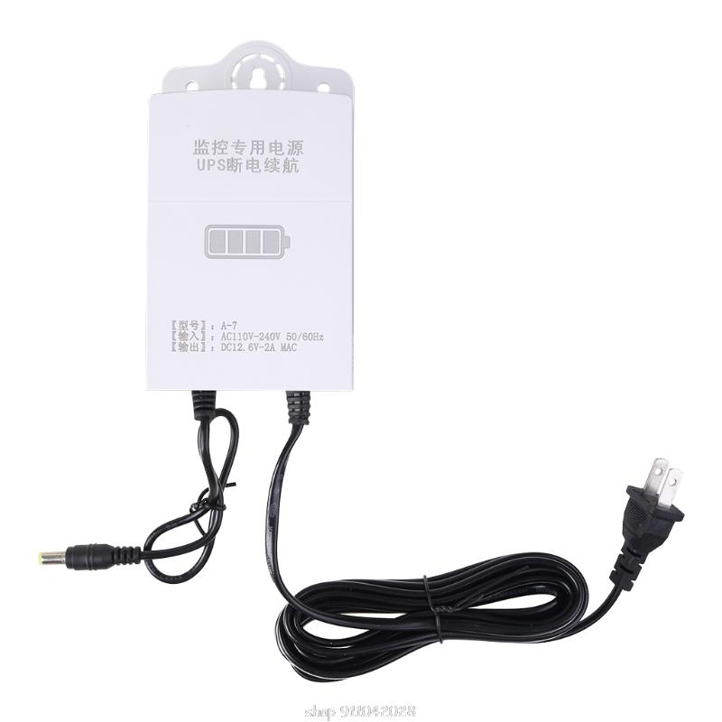 12V-2A Uninterruptible Power Supply Mini UPS Battery Backup for WiFi,Router, Modem, Security Camera Universal Interface